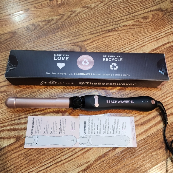 Beachwaver B1 Rotating Curling Iron in Midnight Rose - Picture 6 of 11